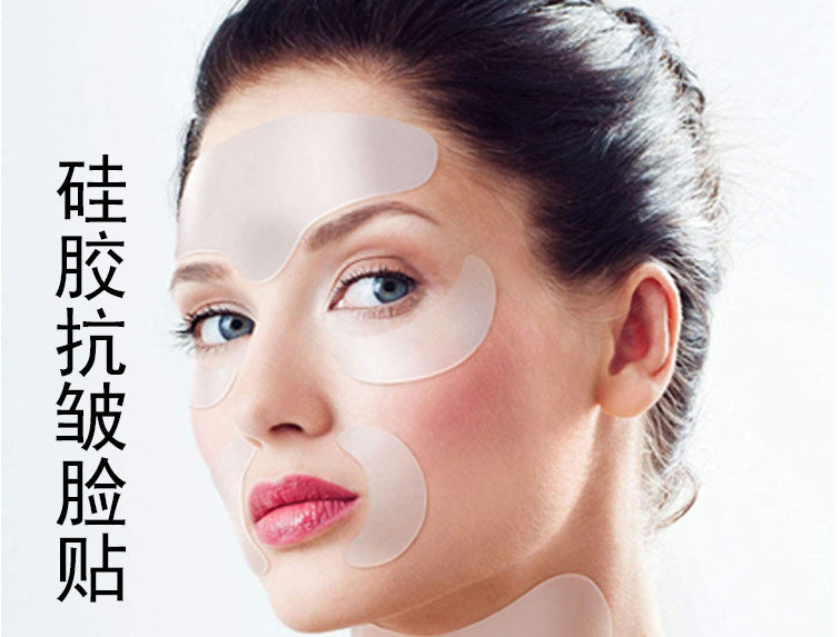 Factory direct sales of silicone anti-wrinkle stickers firming wrinkle anti-wrinkle silicone beauty stickers statute lines stickers eye stickers chest stickers OEM