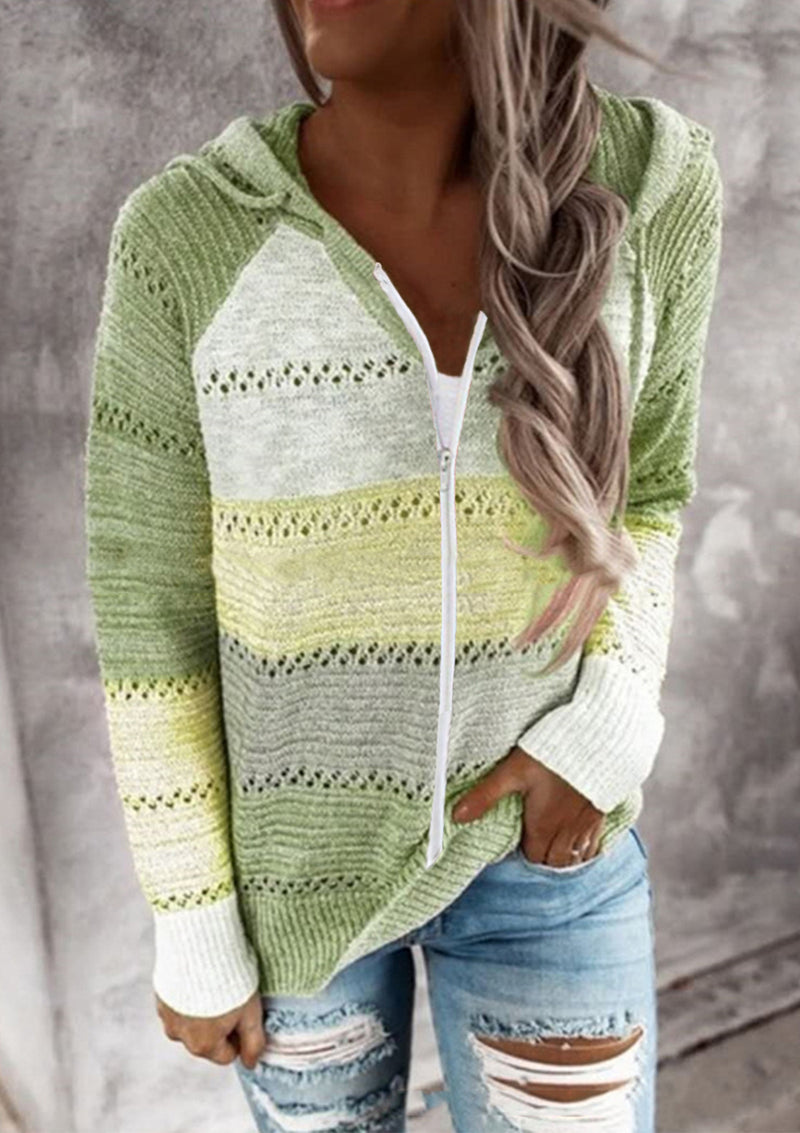 2020 cross-border foreign trade original order wish Amazon ebay autumn and winter new zipper hooded long-sleeved sweater