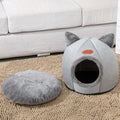 Cat litter winter warm pet removable and washable litter cat dog small dog winter sleeping bed cartoon cute kennel