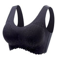 Thailand latex 4.0 underwear bra lace sexy seamless gather no steel ring large size sports bra vest women