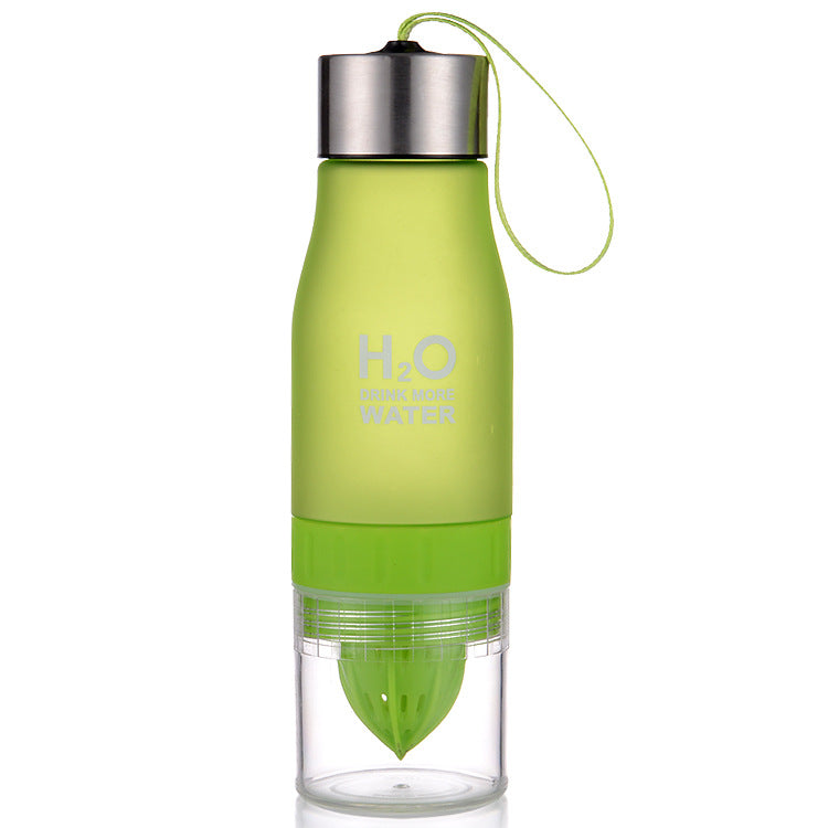 Xmas Gift 650ml Infuser Water Bottle plastic Fruit infusion Kids Drink Outdoor Sports bottle Juice lemon Portable Kettle