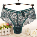 Cross-border foreign trade lace seamless sexy underwear women's waist transparent lace cotton jacket women's briefs