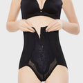 European and American butt lifter high-waist zipper body-shaping pants, butt-lifting, belly-waist, shaping, button-up, large-size belly-fitting pants