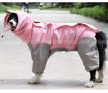 Dog raincoat all-inclusive open belly medium and large dog Teddy Bichon Golden Retriever Satsuma pet Siamese four-legged clothes