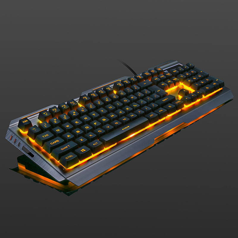 Factory Outlet Jingdi V1 robotic keyboard and mouse set notebook desktop wired gaming keyboard