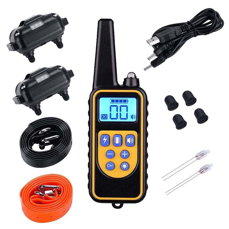 Dog training device anti-bark device pet supplies collar dog training device remote control dog collar pet voice control anti-bark device original factory