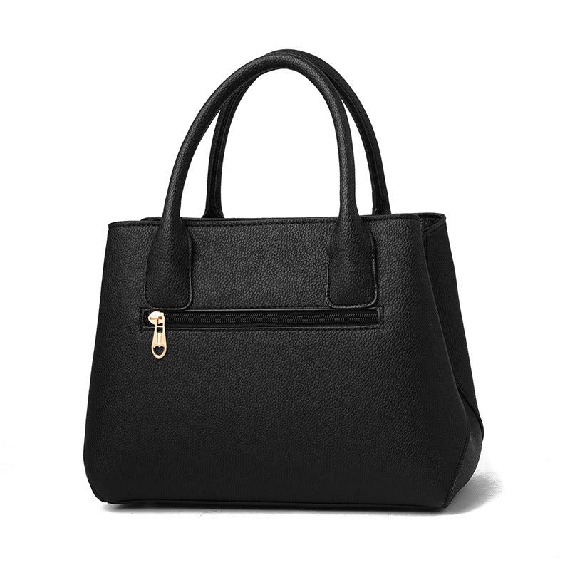 Bag women 2021 European and American fashion handbags trendy middle-aged embroidered thread one-shoulder messenger bag handbag