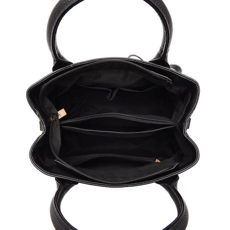 Bag women 2021 European and American fashion handbags trendy middle-aged embroidered thread one-shoulder messenger bag handbag