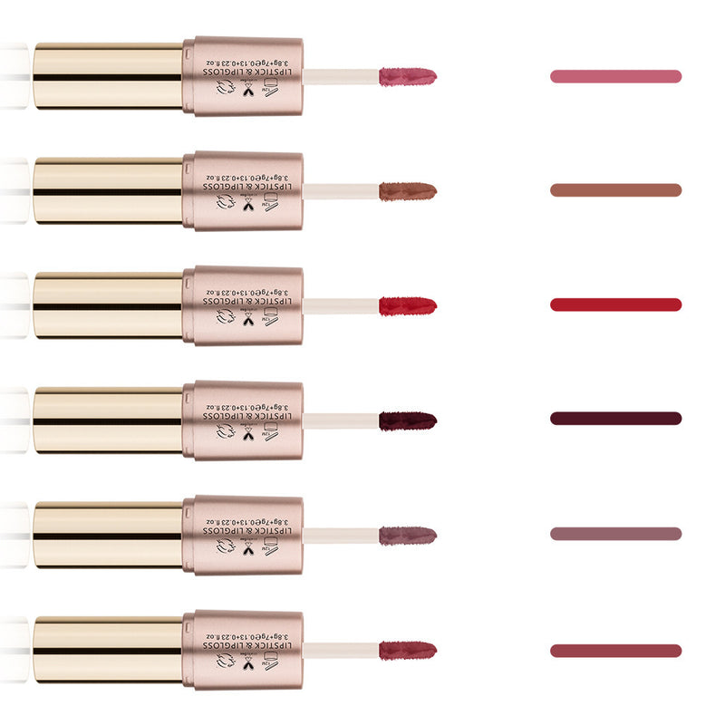 O.TWO.O Double Matte Matte Lip Gloss Lipstick 2 in 1 N9107