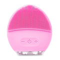 2018 new electric silica gel washing instrument ultrasonic cleaning wash brush beauty facial massage instrument