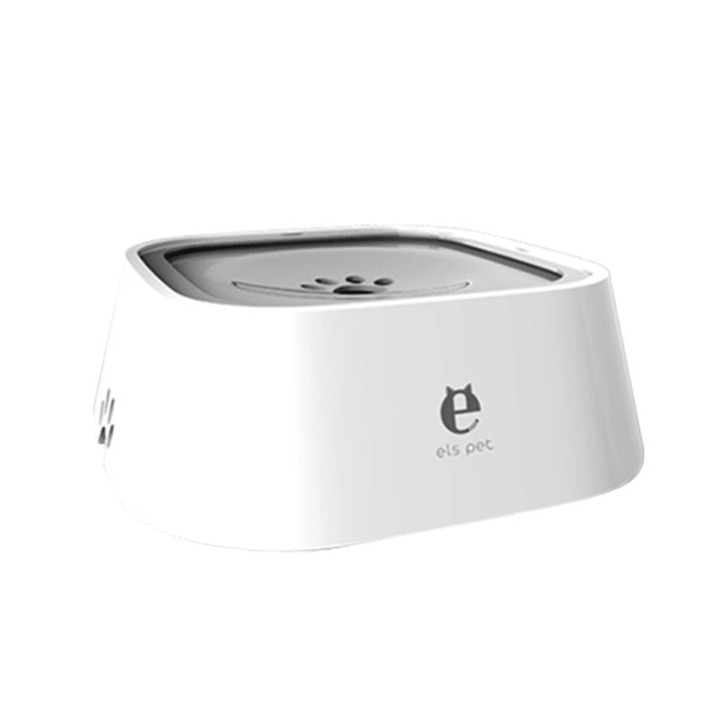 Pet water fountain, dog and cat feeding bowl, drinking bowl, floating water bowl, drinking bowl, cat bowl, dog bowl, non-wet mouth