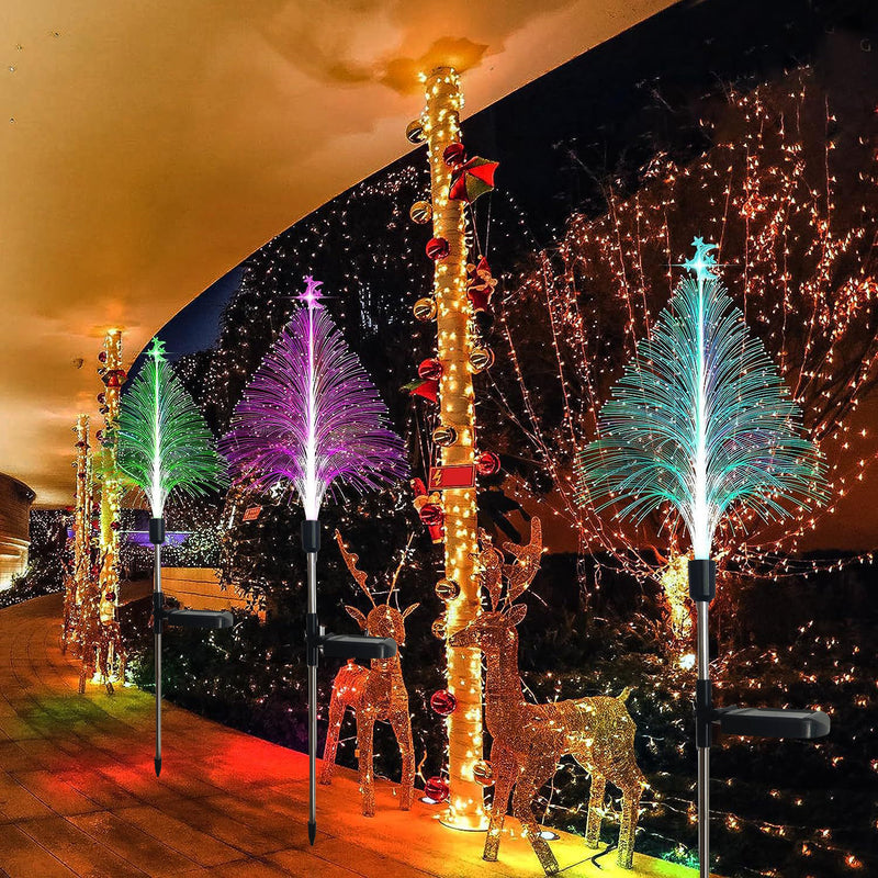 New Christmas Series Solar Jellyfish Lamp Outdoor Atmosphere Lamp Outdoor Waterproof Luminous Holiday Decorative Lamp