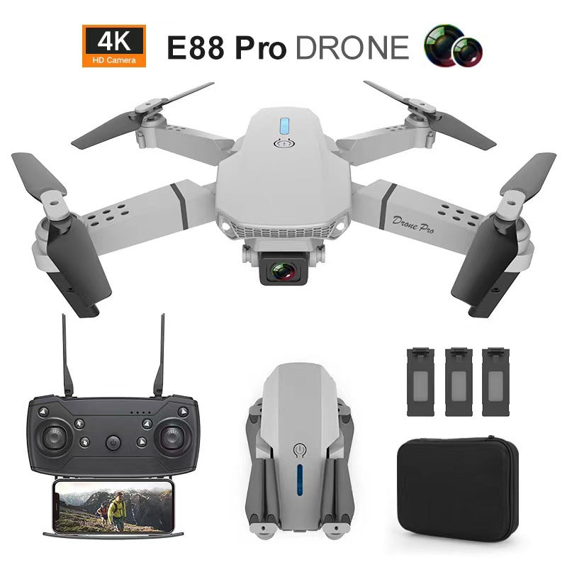 E88 folding drone aerial photography HD dual-camera long-life fixed-height quadcopter remote control aircraft