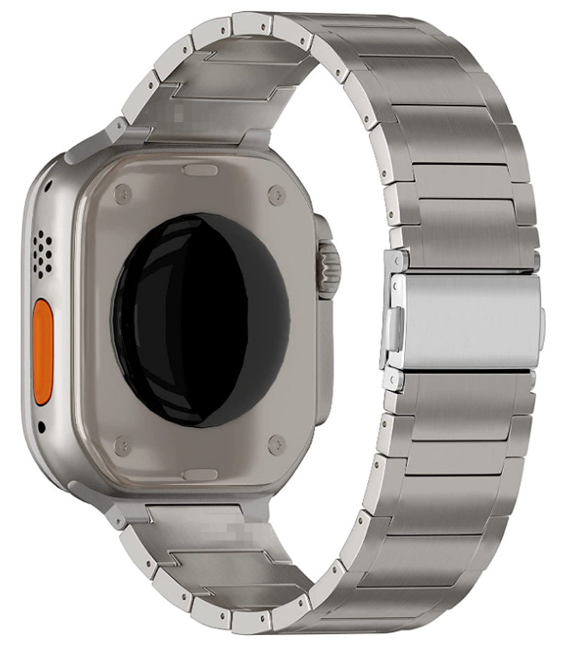 Suitable for Apple applewatch Ultra titanium strap iwatch7/6/5/4 smart watch pure titanium strap