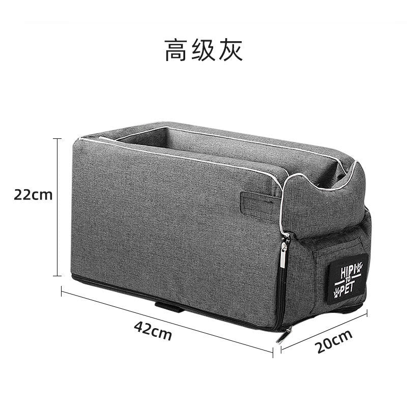 Cross-border popular car center control kennel dog kennel four seasons universal cat kennel supplies dog car mat pet car kennel manufacturer