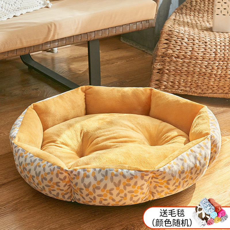 Dog House Wholesale Four Seasons Dog Mat Sofa Nest Dog Bed Dog House Kitten Bed Winter Warm Pet Supplies