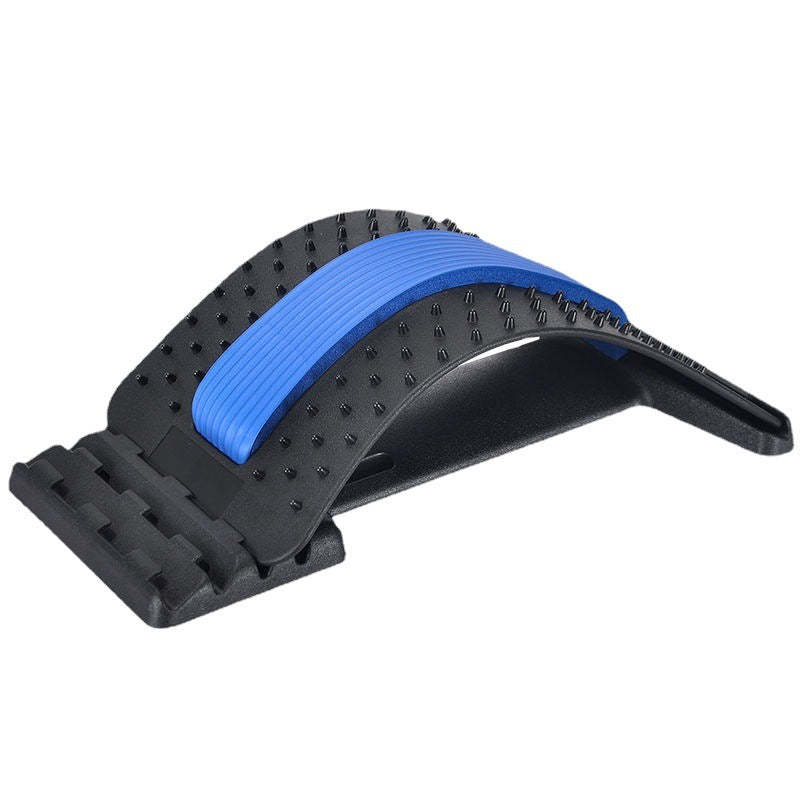 Lumbar soothing device cushion belt waist back pain strain traction massager lumbar disc corrector spot