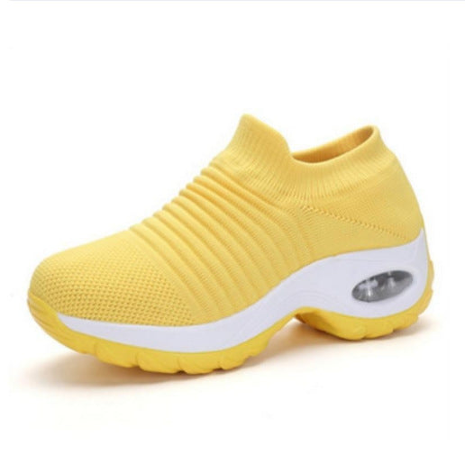 1839 autumn women's shoes sports shoes women's travel hiking shoes leisure heightening air cushion outdoor shoes rocking shoes