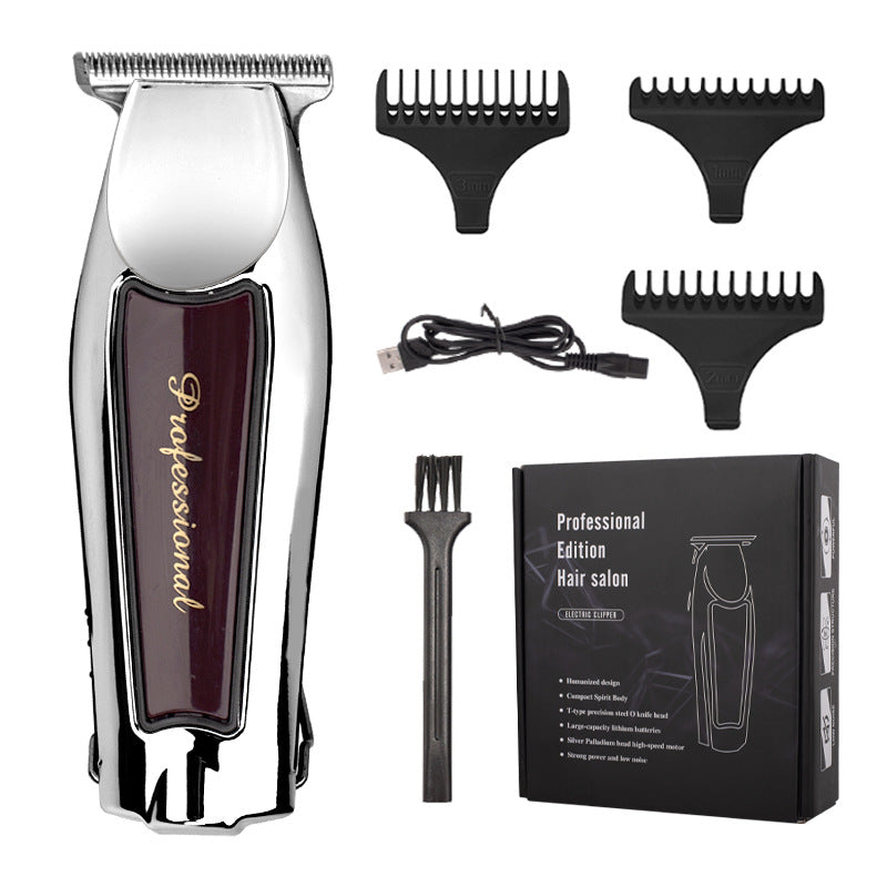 Factory direct sales Amazon cross-border hair clipper clipper razor horn knife digital display electric clipper carving hair clipper