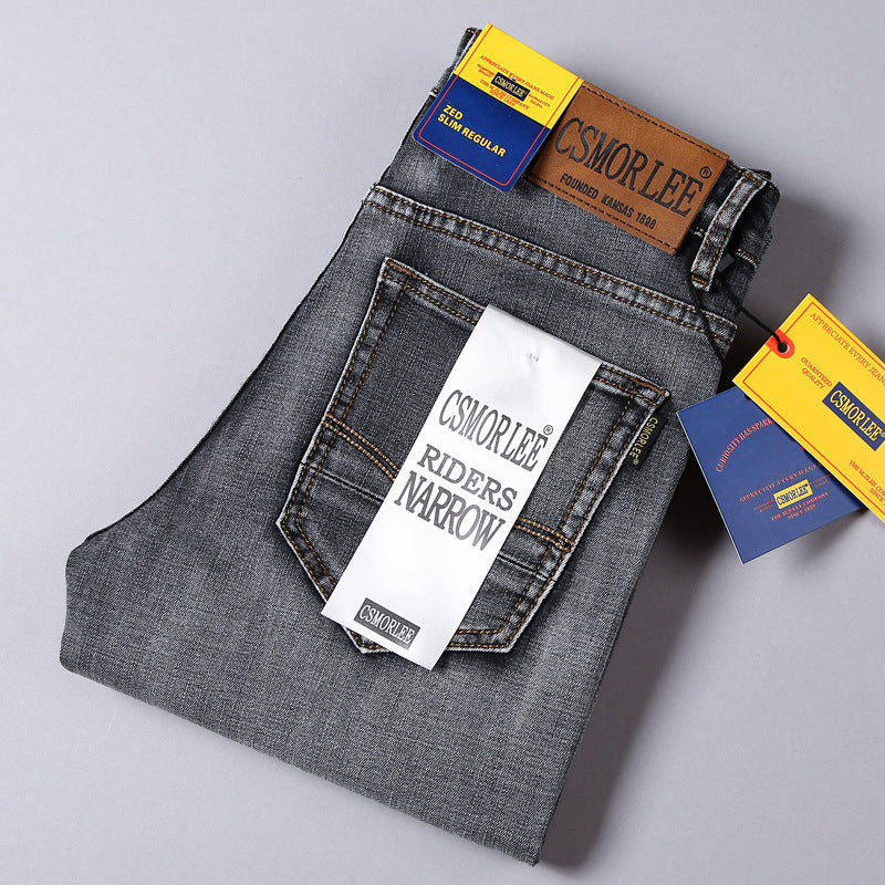 Export foreign trade cut label men's clothing genuine clearance light luxury cattle goods original tail goods jeans men's pants first line tail order