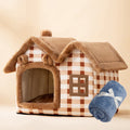 Double roof detachable and washable dog house four seasons universal cat bed autumn and winter tent dog bed pet bed cat house dog house dog house