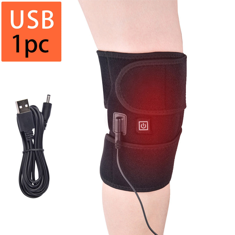 Source manufacturer electric heating old cold leg warming knee pads middle-aged and elderly knee joint warming protective equipment health massage