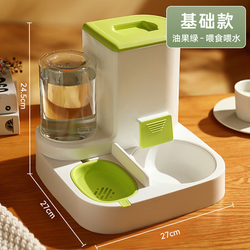 Pet water dispenser large-capacity dry and wet separation automatic water feeder water food feeder cat dog water dispenser