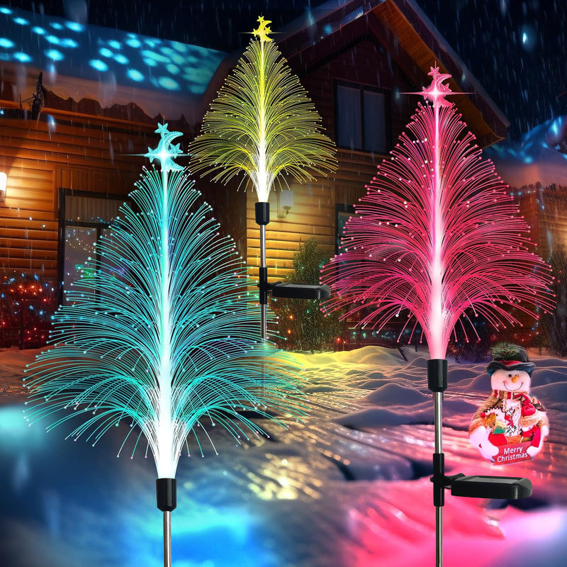 New Christmas Series Solar Jellyfish Lamp Outdoor Atmosphere Lamp Outdoor Waterproof Luminous Holiday Decorative Lamp