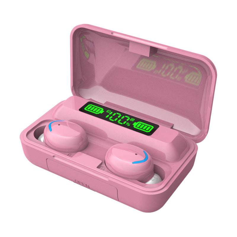 New private model F9-2 F9-5 F9-5C Macaron true wireless digital display Bluetooth headset 5.0 sports headset