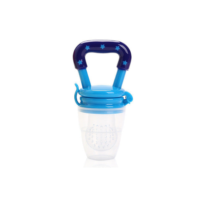 Baby fruit and vegetable bag baby eat fruit complementary food tool silicone mesh bag newborn teether toy bite bag