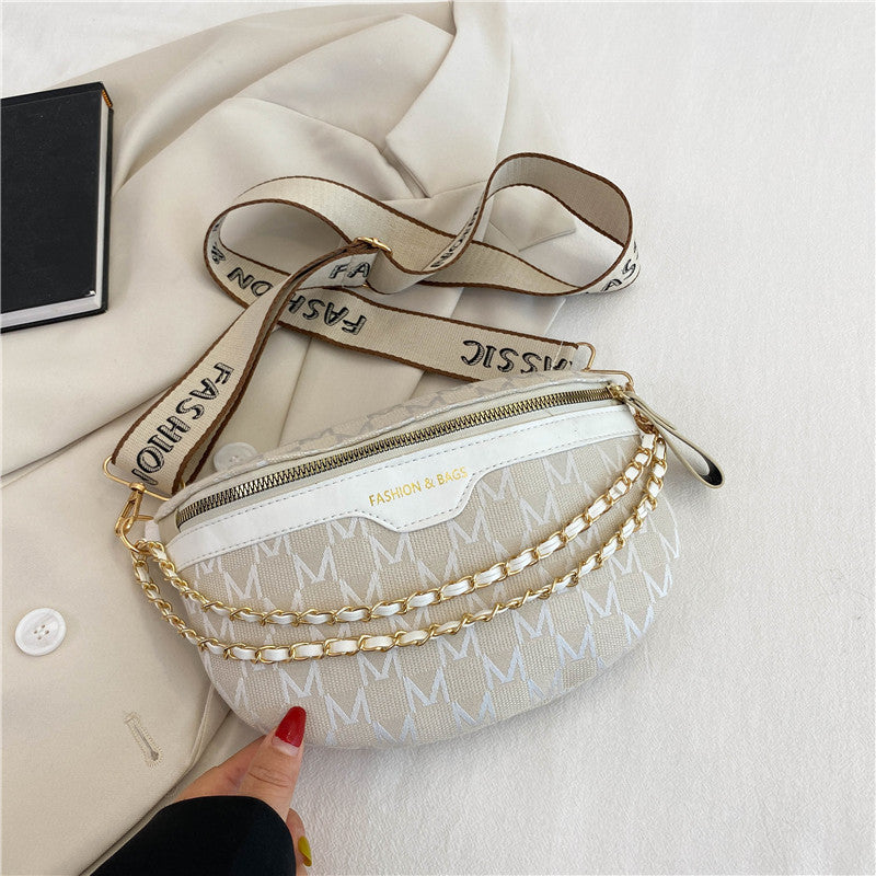 Internet celebrity chest bag ins fashion bag 2023 new trendy ladies shoulder Messenger summer casual all-match small pocket