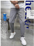 Dennis Trousers Company Early Autumn Six Pockets High Elastic Skinny Casual Pants All-match Casual Straight Pants Men