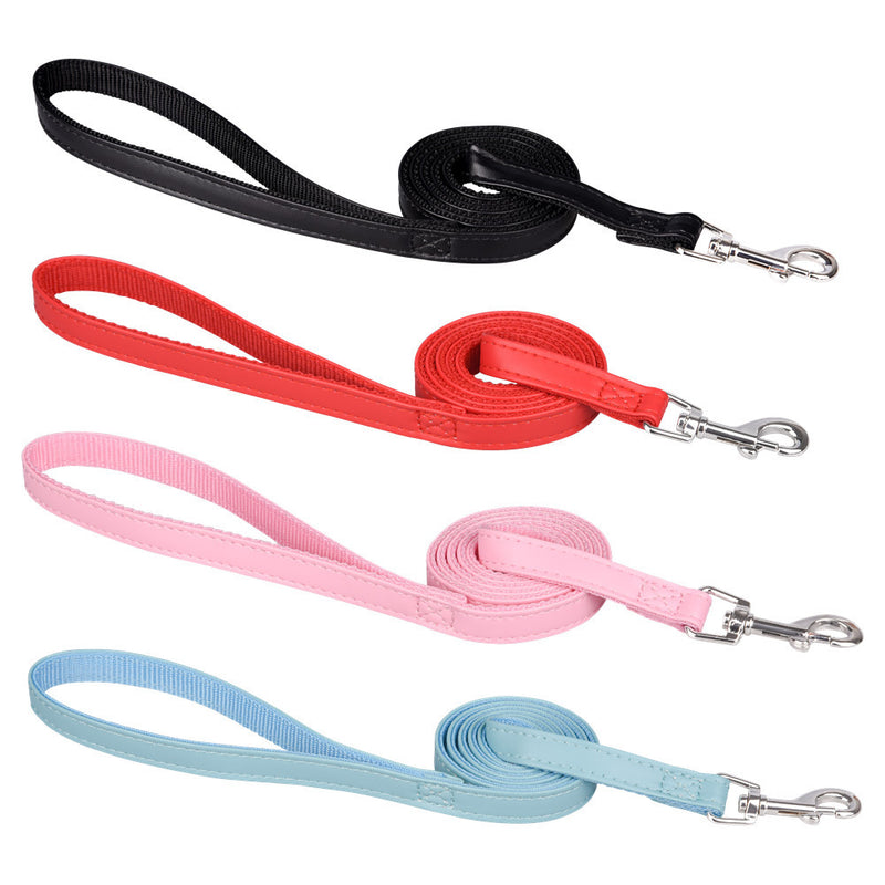 New product explosion-proof punching telescopic elastic rope reflective pet leash foam cotton handle does not strangle the hand dog chain walking dog leash