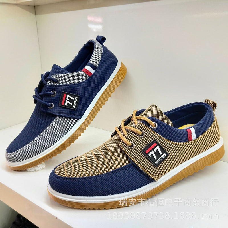 New 2020 Spring New Men's Casual Canvas Shoes Men's Korean Style Trendy Fashion Low Top Student Skate Shoes Wholesale