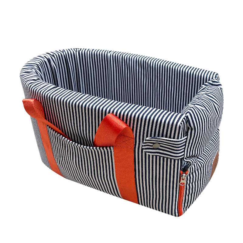 Cross-mirror pet car central control safety seat nest cushion car with anti-dirty halo cat nest small dog dog car nest