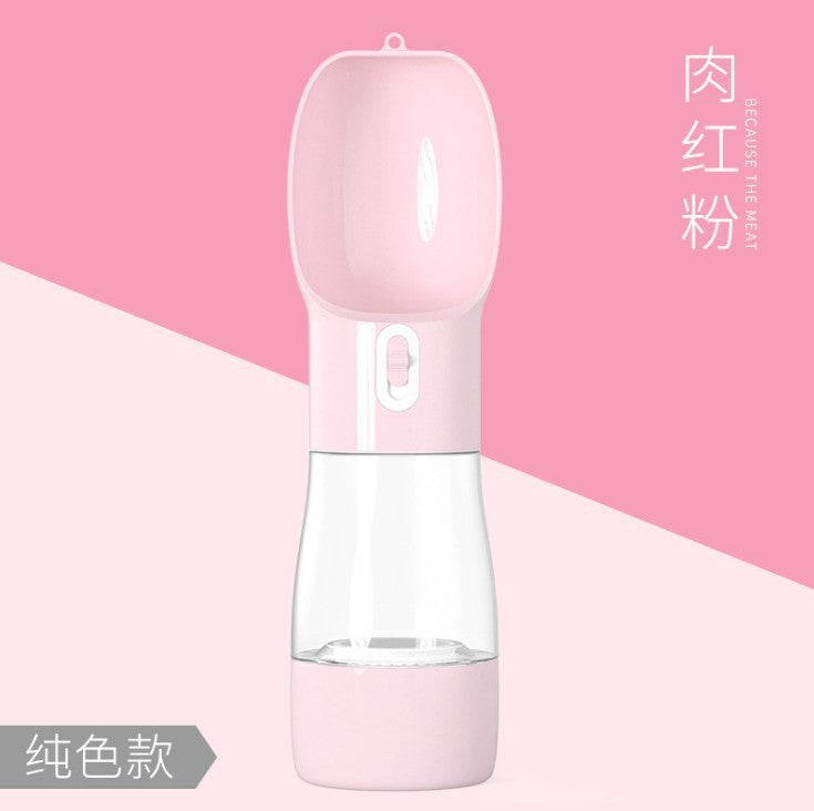 Go out portable pet cat and dog dual-use water food cup accompanying drinking water device feeding dual-use one