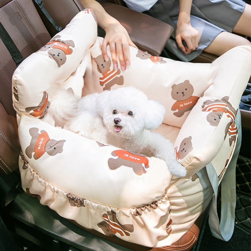 Cross-border popular car center control kennel dog kennel four seasons universal cat kennel supplies dog car mat pet car kennel manufacturer
