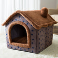 Double roof detachable and washable dog house four seasons universal cat bed autumn and winter tent dog bed pet bed cat house dog house dog house