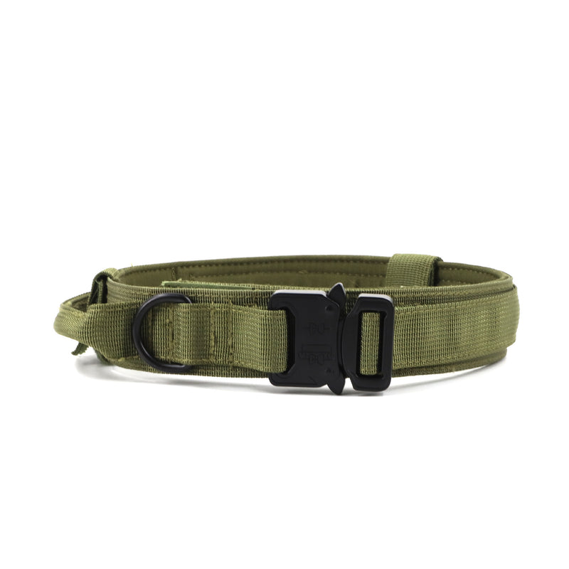 Amazon Explosive Tactical Collar Leash Pet Collar Nylon Medium and Large Dog Army Dog Training Dog Collar