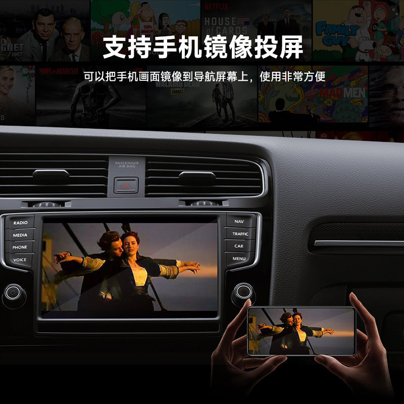 Wireless carplay box wired to wireless carplay adapter module car interconnection box Android auto