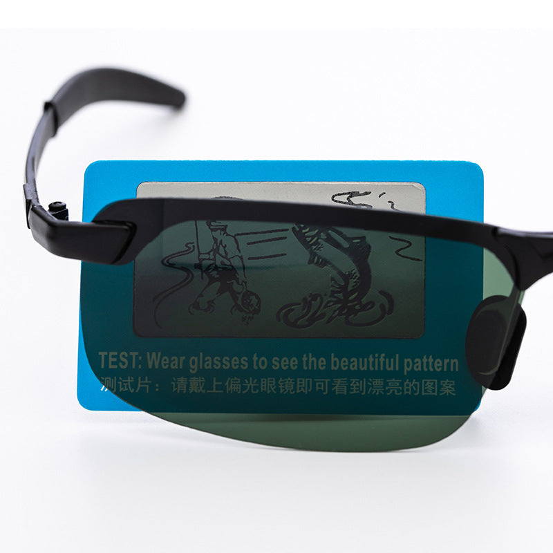 Smart Color-changing Polarized Sunglasses 3043 Sunglasses Men's Riding Day and Night UV Sunglasses