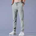 Ice silk casual trousers men's summer thin section 2022 Korean version of work work trend loose straight breathable sports pants