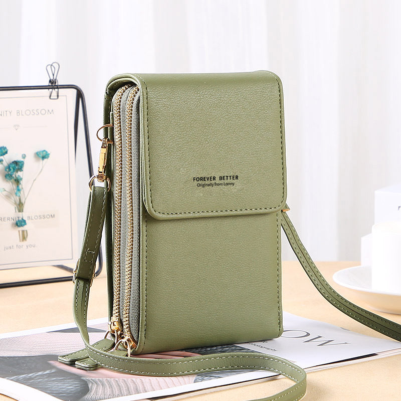 2022 new mobile phone bag fashion bag female Korean version messenger shoulder bag multifunctional mini girl daily bag