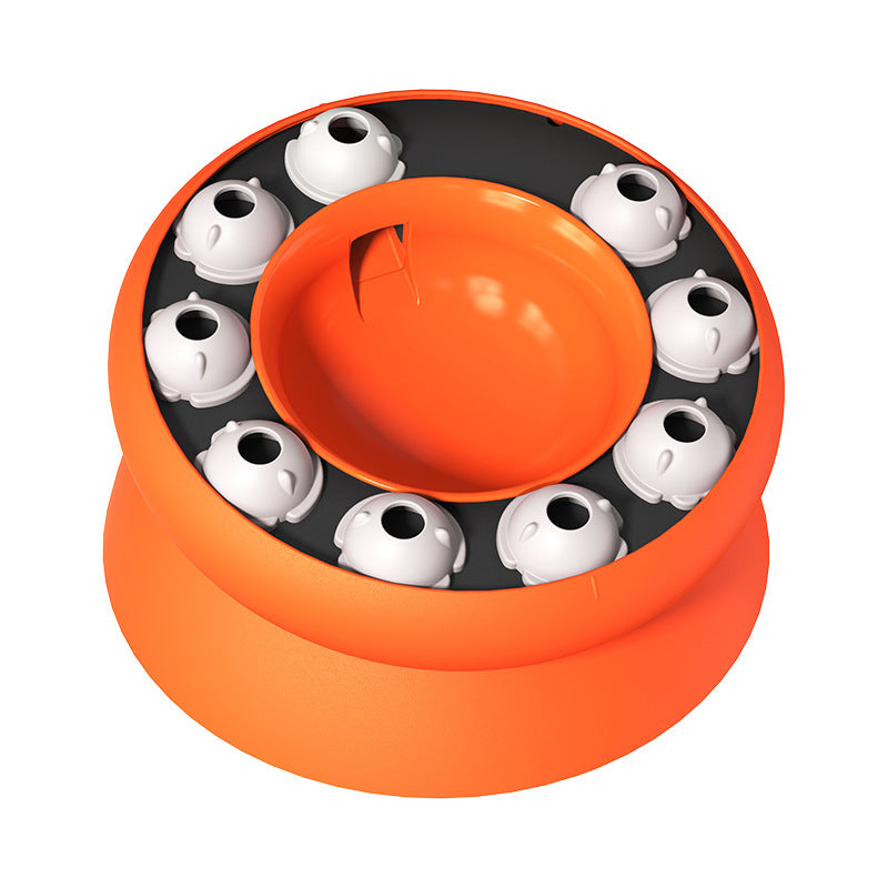 Cross-border hot-selling pet food leaking bear dog toy puzzle slow food rolling dog toy slow feeder dispenser