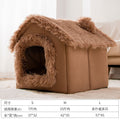 Double roof detachable and washable dog house four seasons universal cat bed autumn and winter tent dog bed pet bed cat house dog house dog house