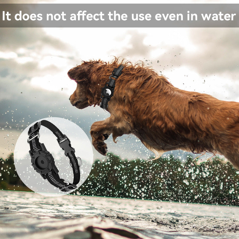 Dog collar Amazon hot sale suitable for Apple Airtag dog collar airtag protective cover pet collar