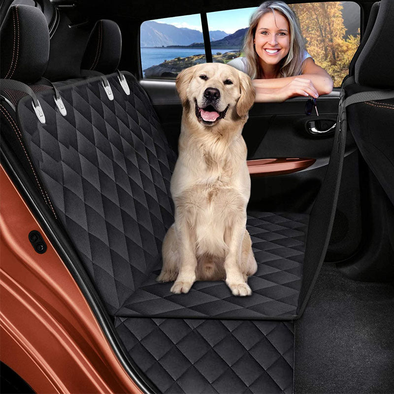 Amazon hot selling car pet mat car rear seat dog waterproof and anti-dirty seat cushion car quilted cotton thick dog mat
