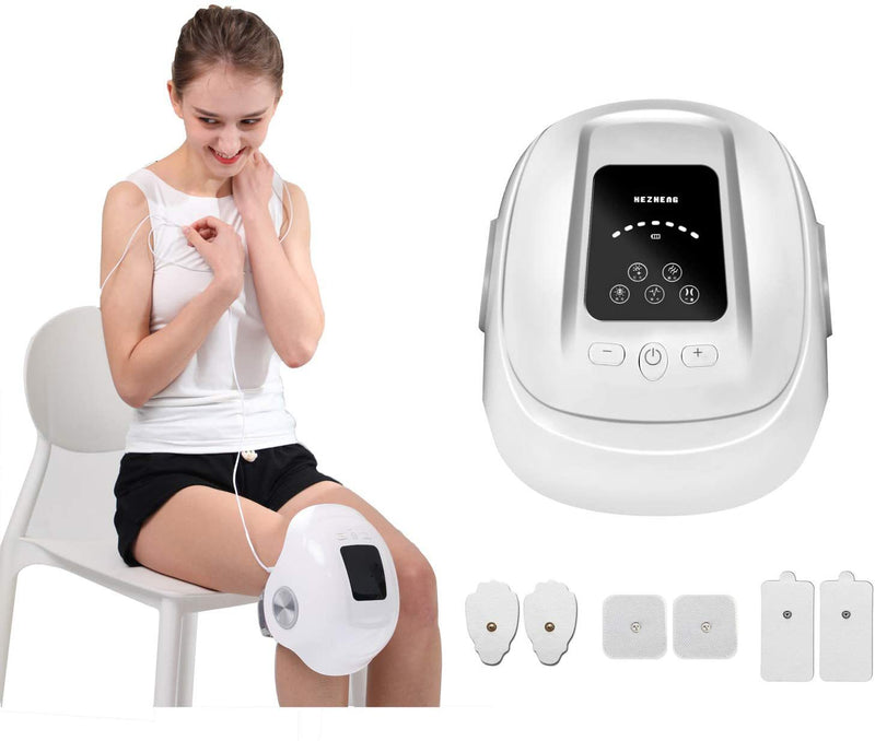 Knee pad heating massager knee warm and cold protection and positive 3D airbag massage hot compress knee massager gift