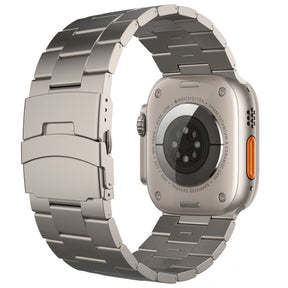 Suitable for Apple Watch Ultra 49mm watch strap iWatch safety buckle pure titanium strap