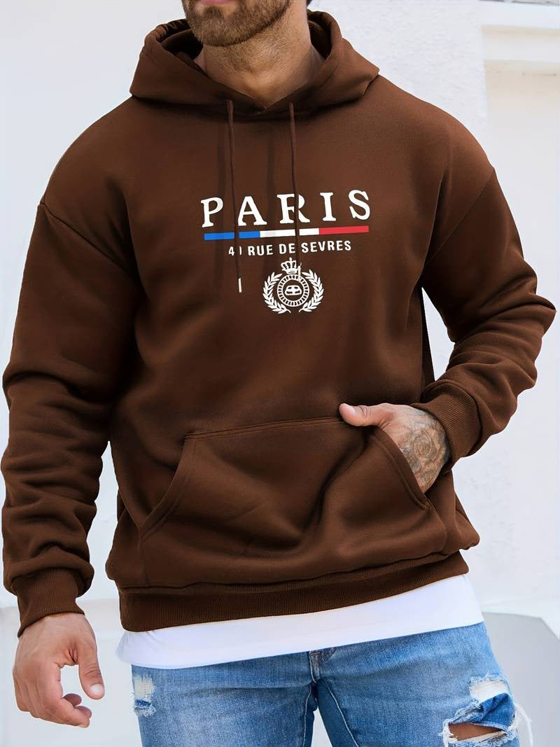 European and American all-match Christmas theme sweatshirt with full print floral Christmas elements and letter hooded sweatshirt with casual style